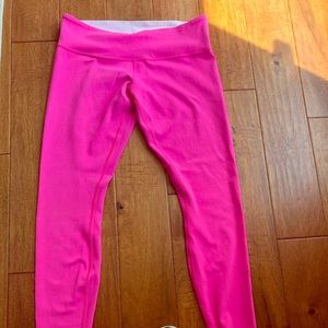 Bright Neon Pink Lululemon Full Length Wunders